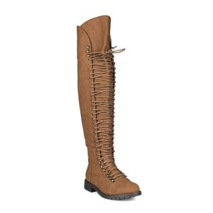 Travis-05 Over the Knee Women's Lace-up Boots